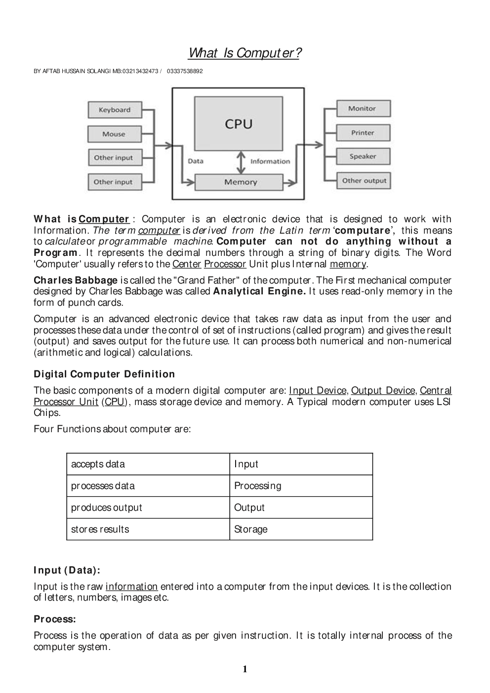 IES Study Material For Electrical Engineering Paper I Computer Fundamentals - Page 2