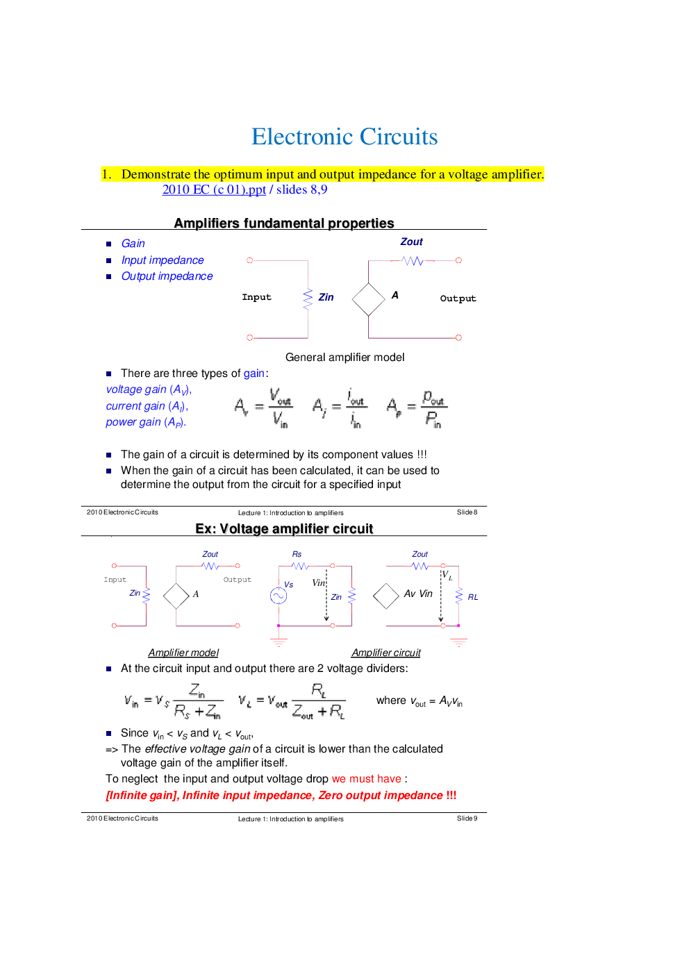 IES Study Material For Electrical Engineering Paper I Electric Circuits and Fields - Page 2