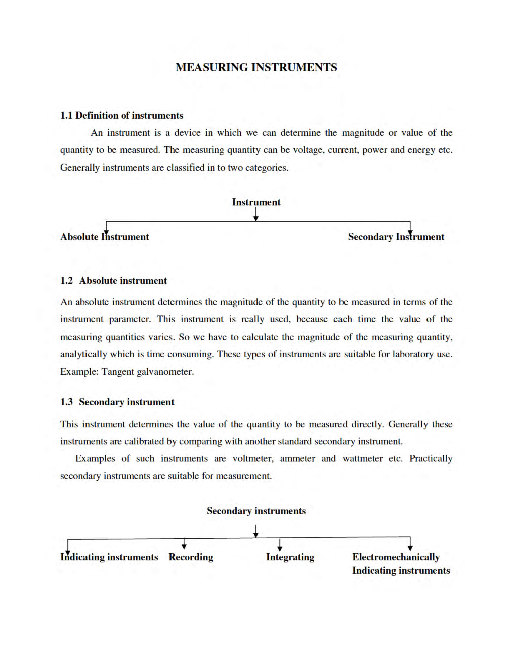 IES Study Material For Electrical Engineering Paper I Electrical and Electronic Measurements - Page 3