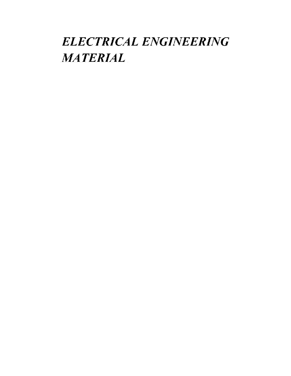 IES Study Material For Electrical Engineering Paper I Electrical Materials - Page 2