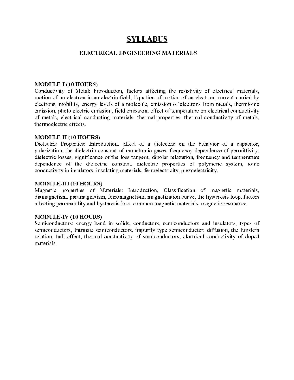 IES Study Material For Electrical Engineering Paper I Electrical Materials - Page 3
