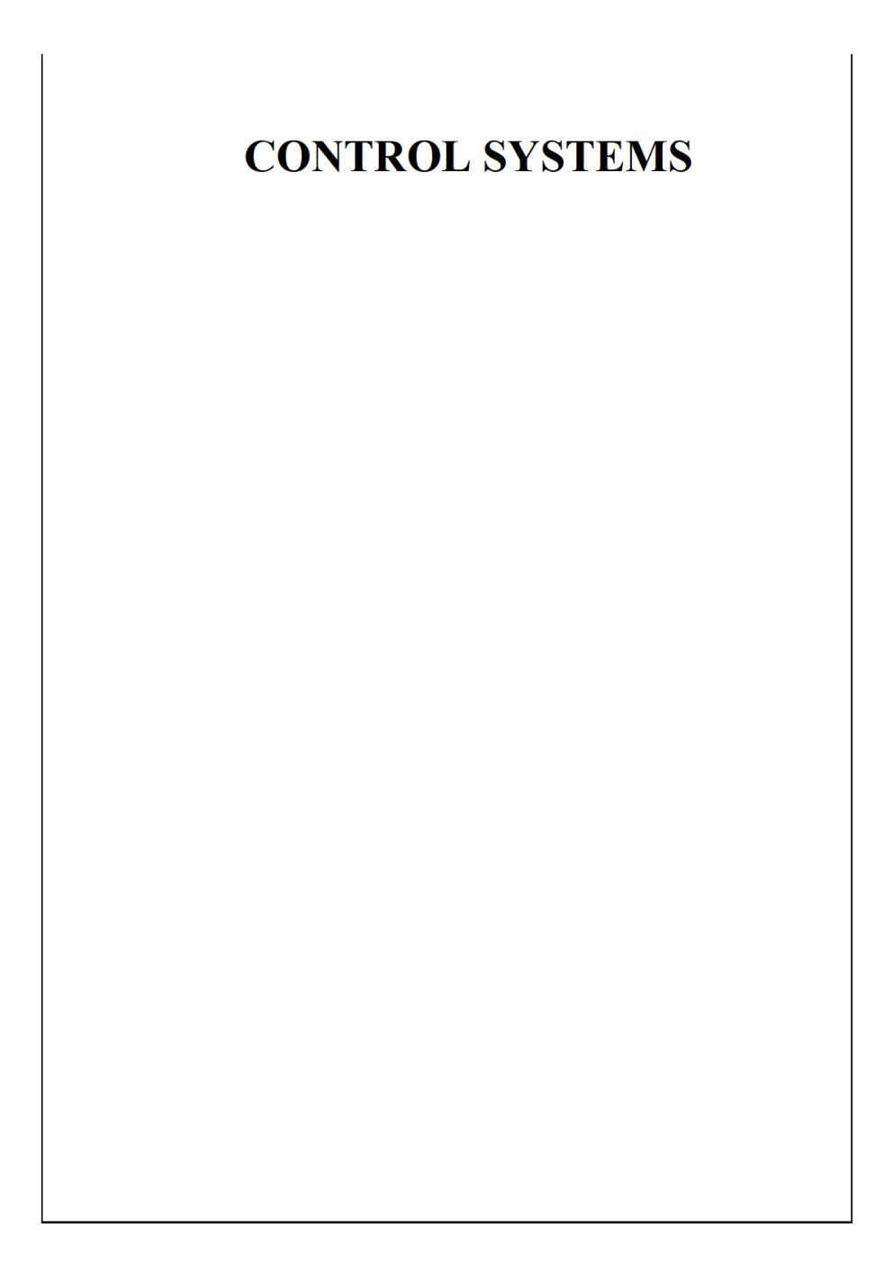 IES Study Material For Electrical Engineering Paper II Control Systems - Page 2