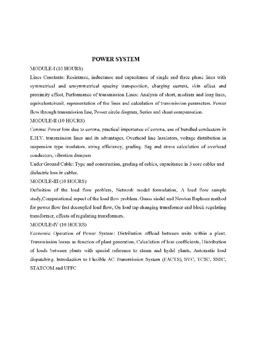 IES Study Material For Electrical Engineering Paper II Power Systems - Page 3
