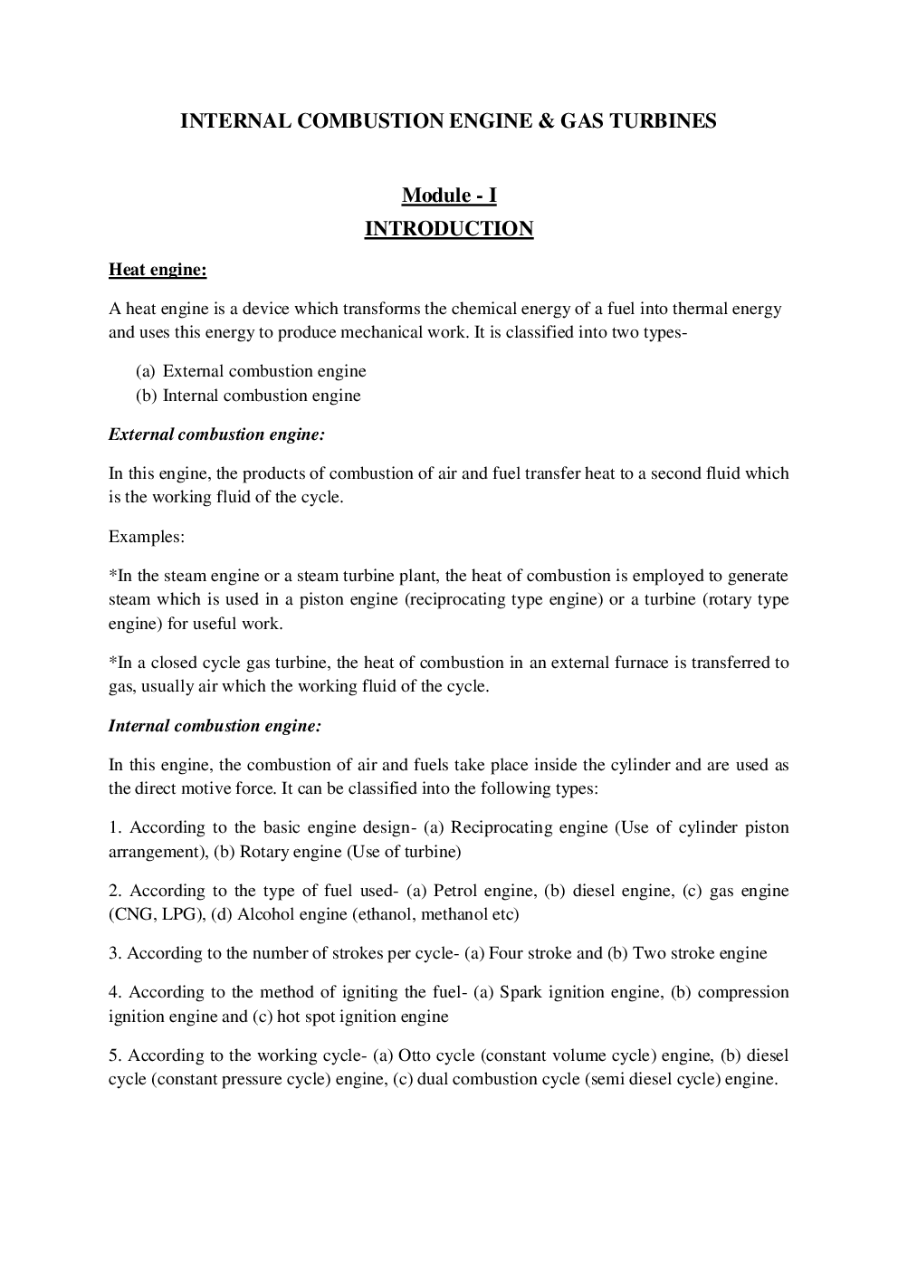 IES Study Material For Mechanical Engineering Paper I IC Engines, Refrigeration and Air conditioning - Page 4