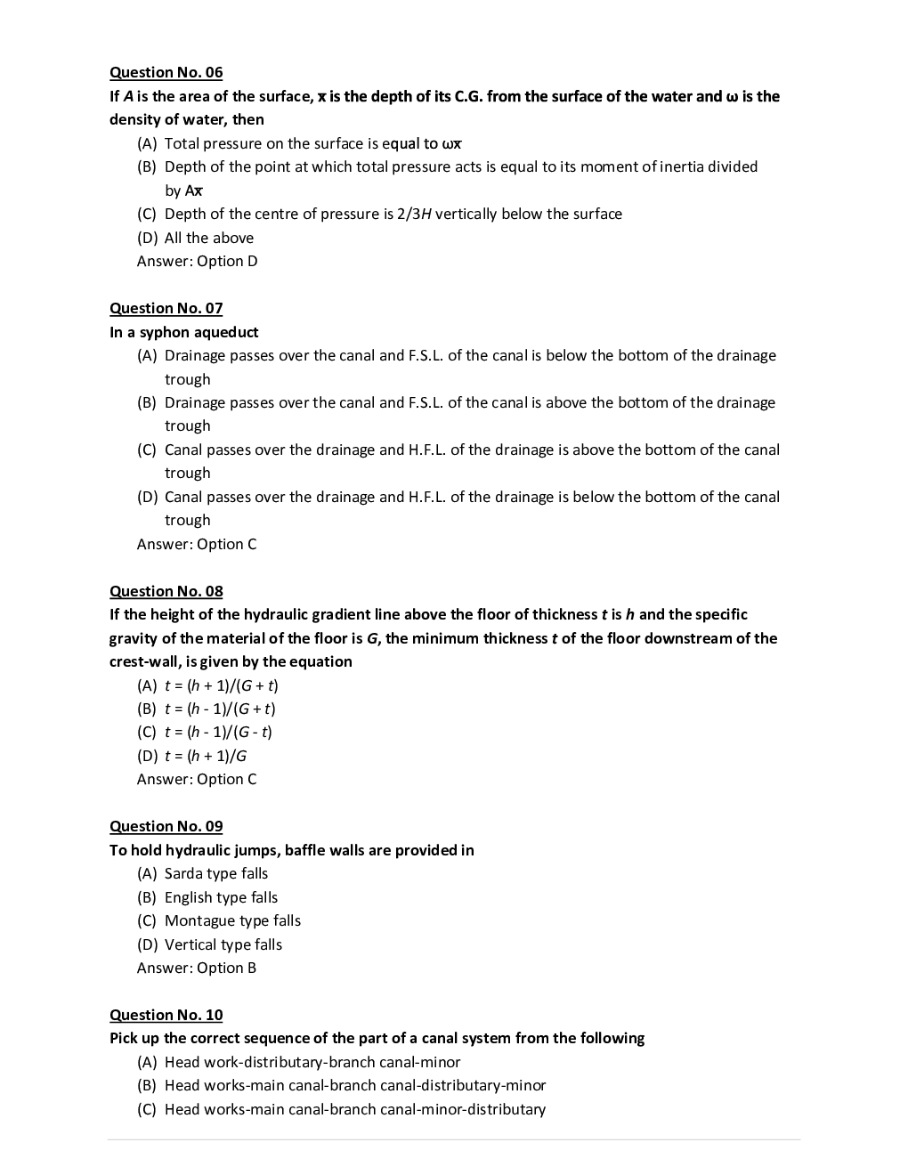 IES Civil Engineering MCQs With Solution  - Page 3