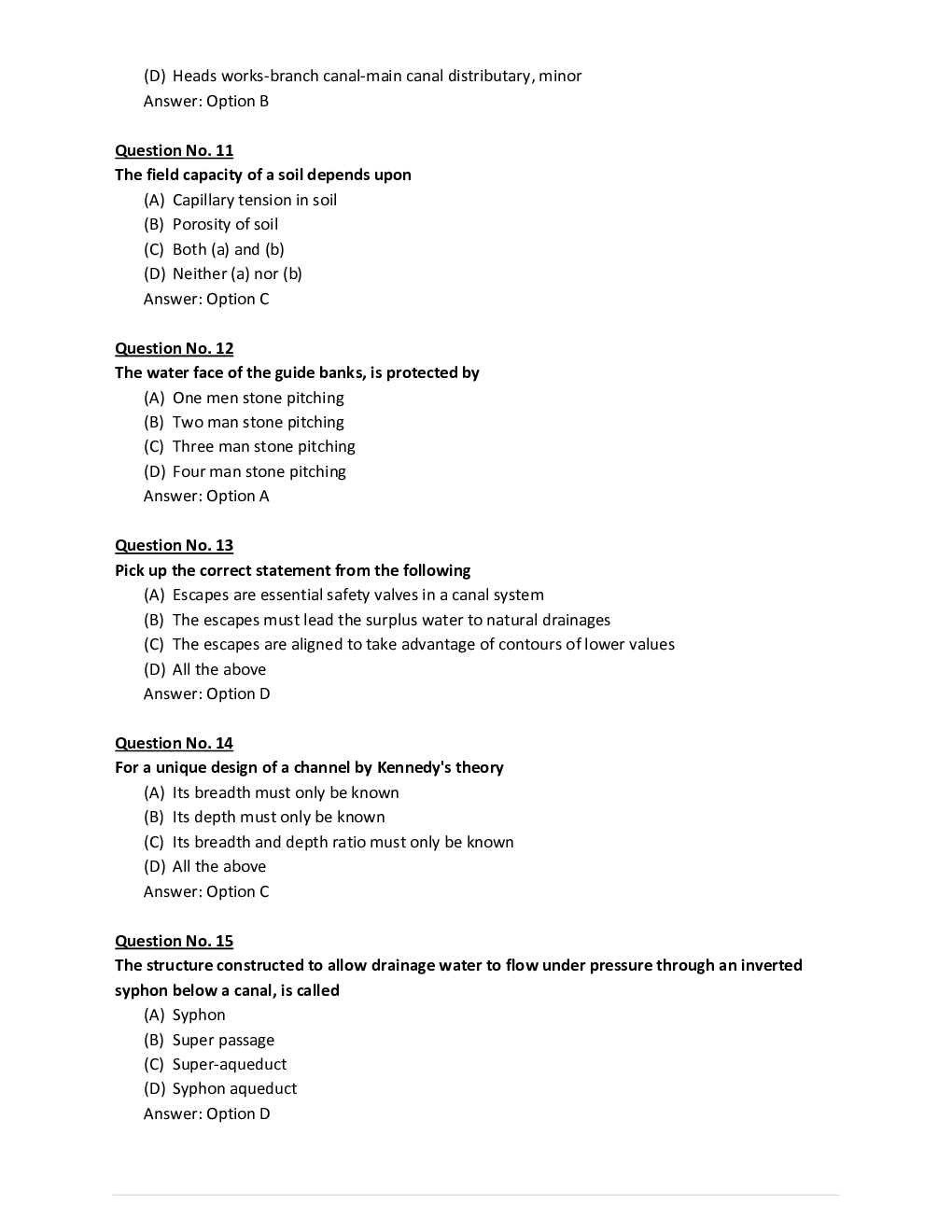 IES Civil Engineering MCQs With Solution  - Page 4