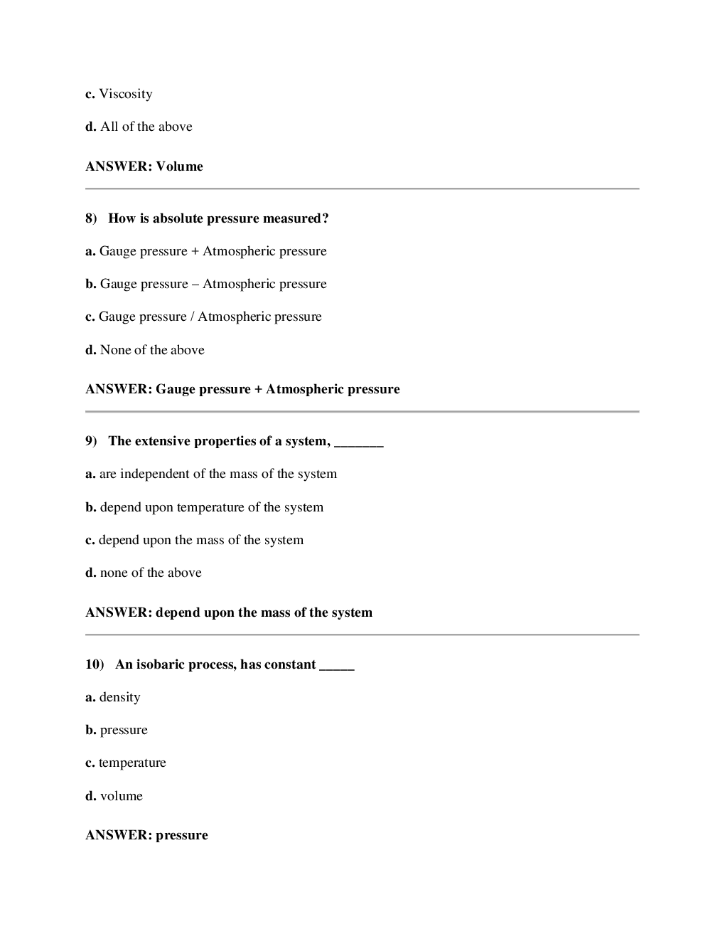 IES Mechanical Engineering MCQs With Solution  - Page 4
