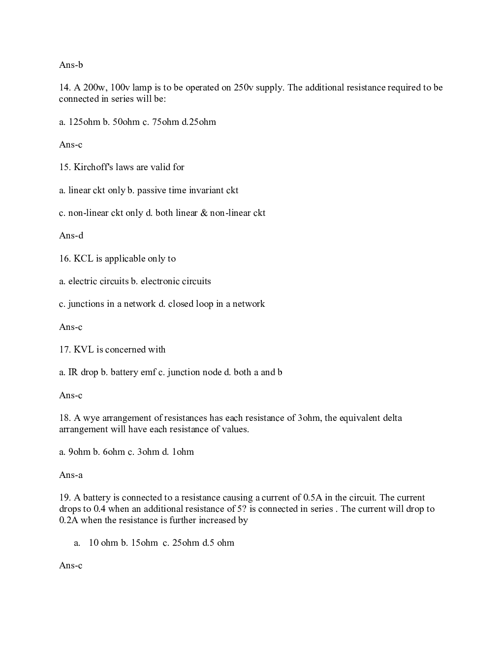 IES Electrical Engineering MCQs With Solution  - Page 4