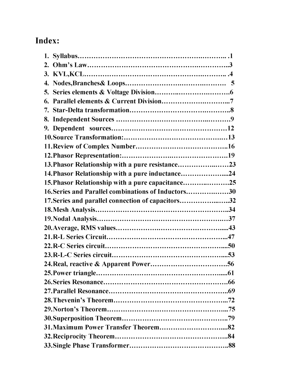 IES Basic Electrical Engineering Study Material For Electronic Telecommunication Engineering Paper-1 - Page 3