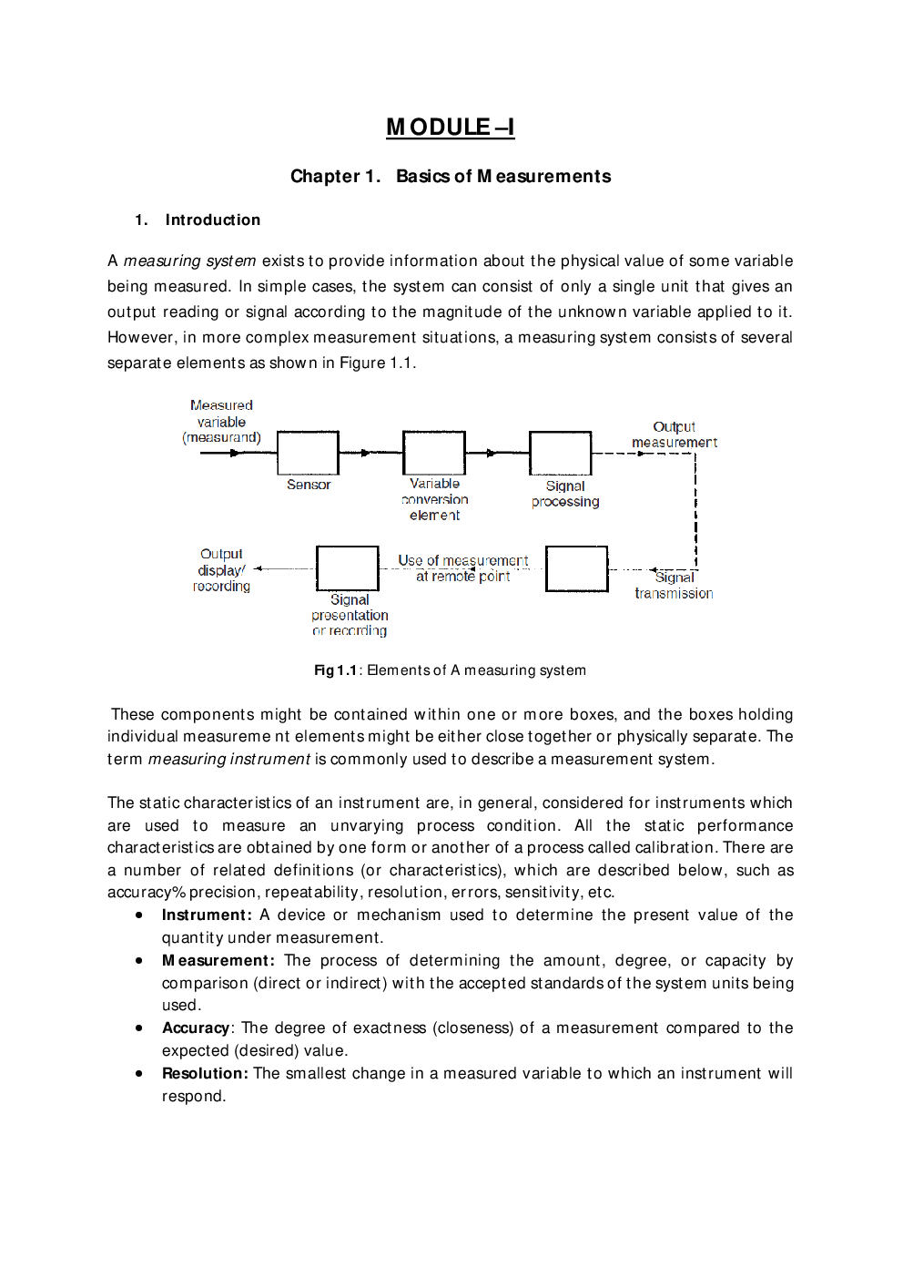 IES Electronic Measurements And Instrumentation Study Material For Electronic Telecommunication Engineering Paper-1 - Page 3