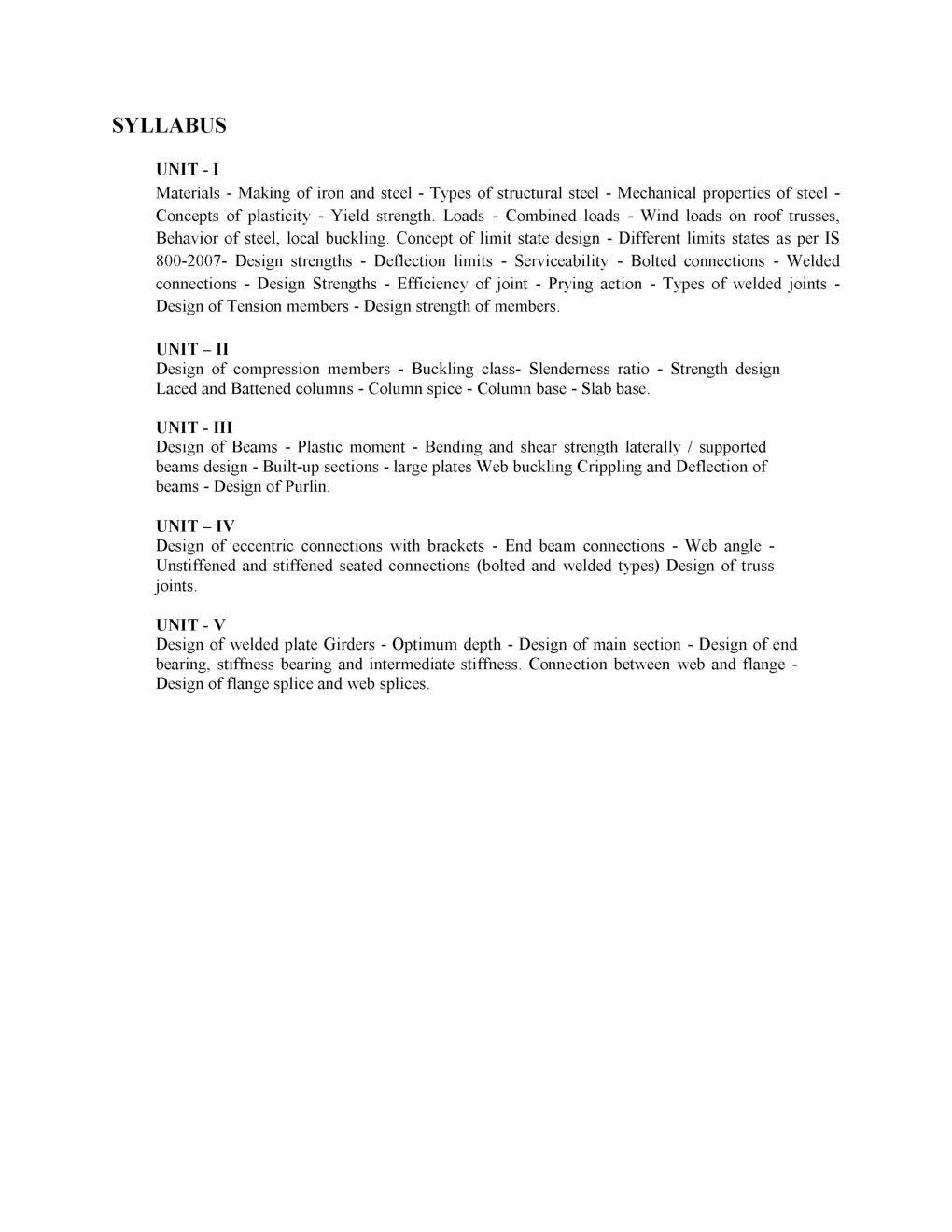 IES Design Of Steel Structures Study Material For Civil Engineering Paper-1 - Page 3