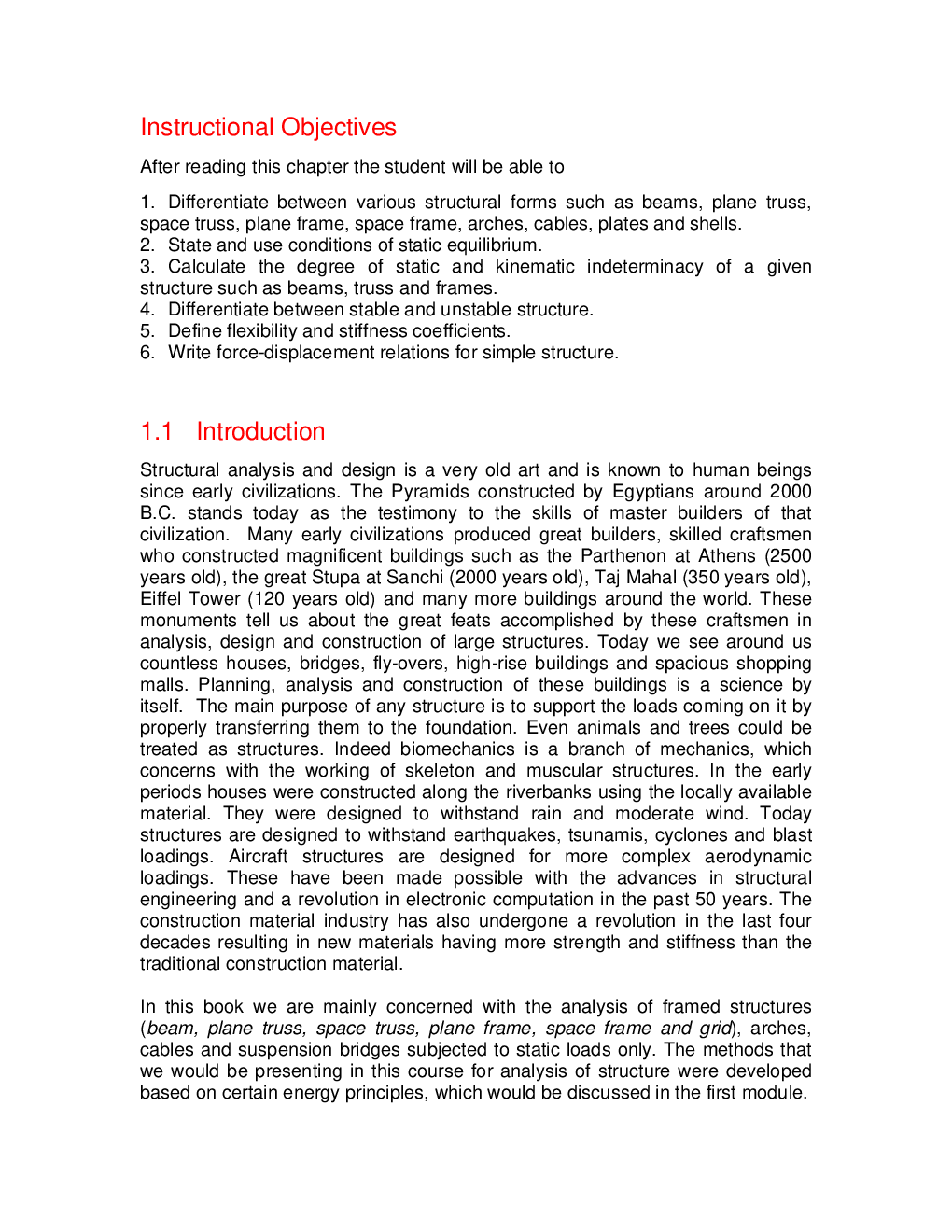 IES Structure Analysis Study Material For Civil Engineering Paper-1 - Page 4