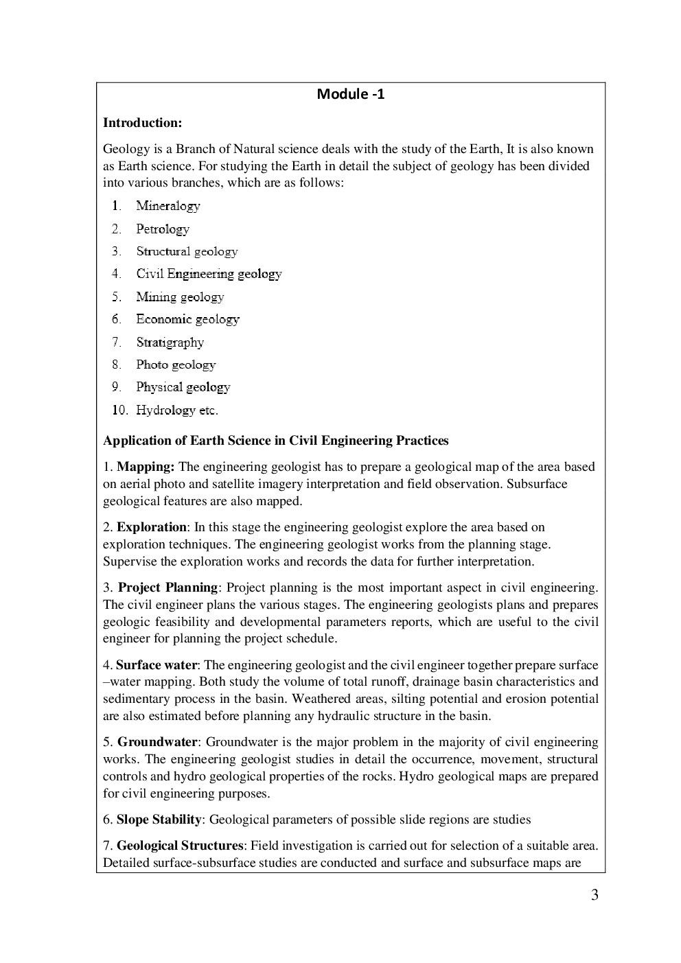 IES Geology Study Material For Civil Engineering Paper-2 - Page 4