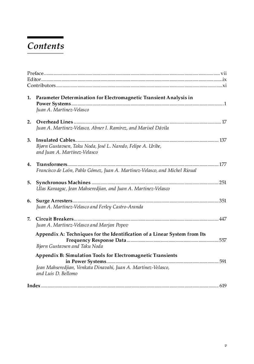 Power System Transients Parameter Determination - Page 3