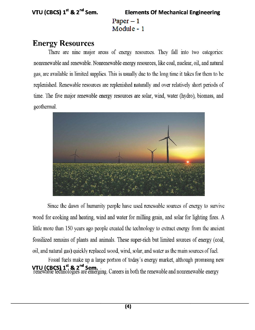 Elements Of Mechanical Engineering For VTU  B.E. 1st & 2nd Sem - Page 5