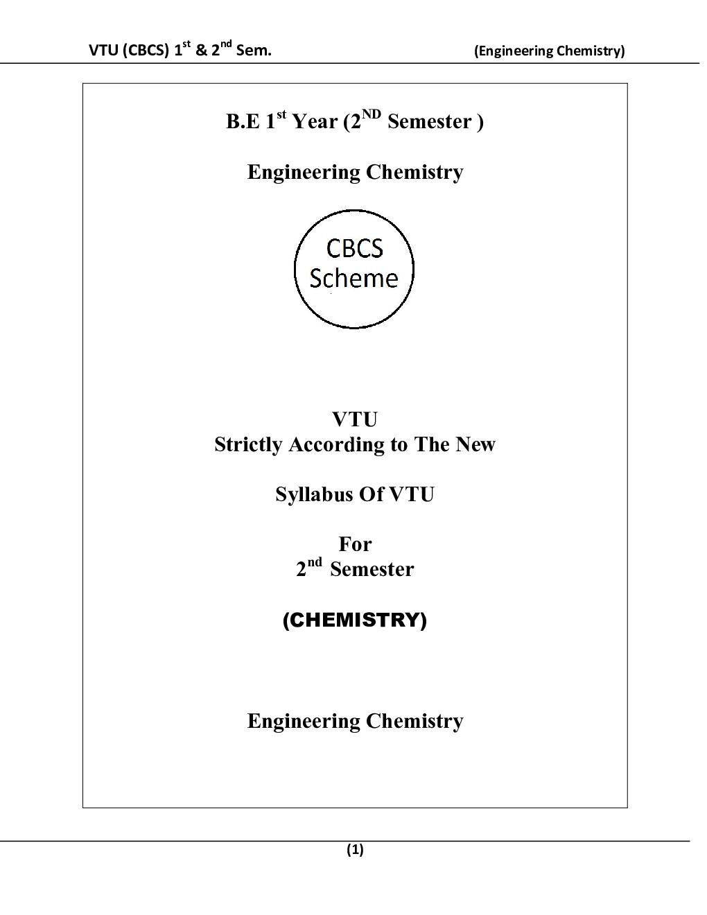 Engineering Chemistry For VTU  B.E. 1st & 2nd Sem - Page 2
