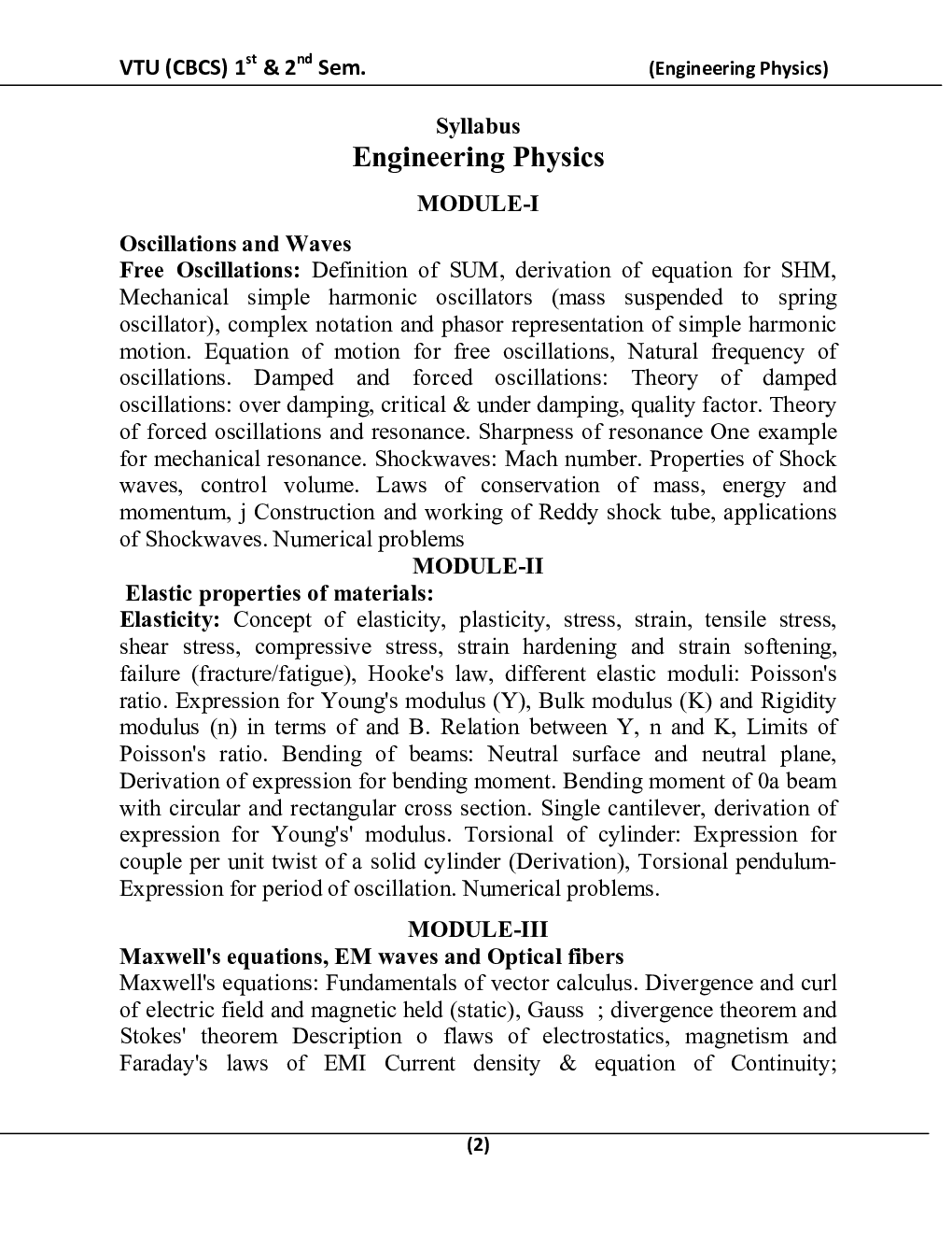 Engineering Physics For VTU  B.E. 1st & 2nd Sem - Page 3