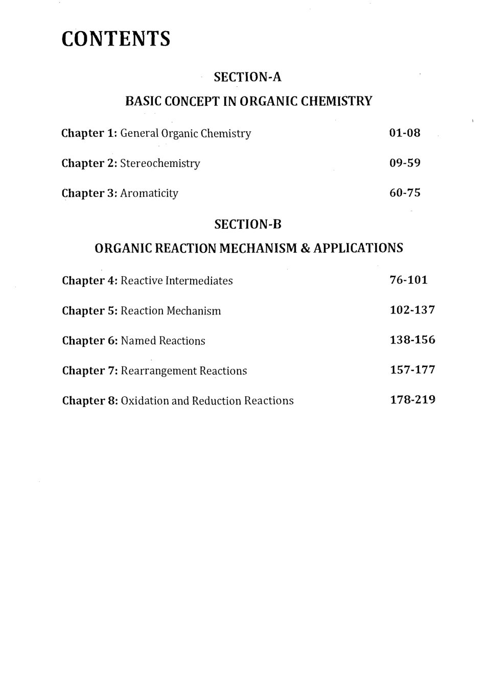 Organic Chemistry CSIR NET Chemical Science Study Notes - Page 3