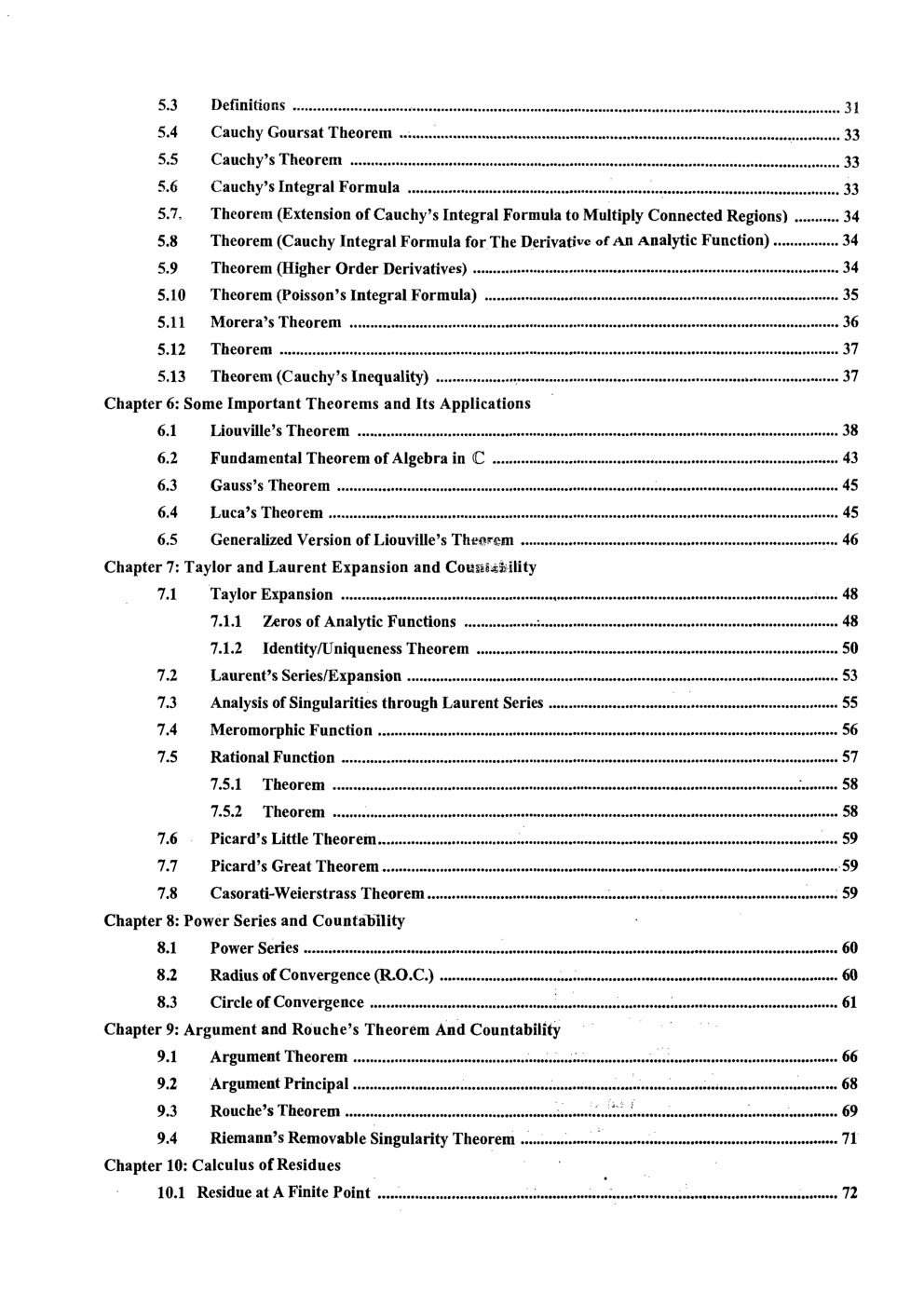 Complex Analysis & Algebra CSIR NET Mathematical Science Study Notes - Page 5