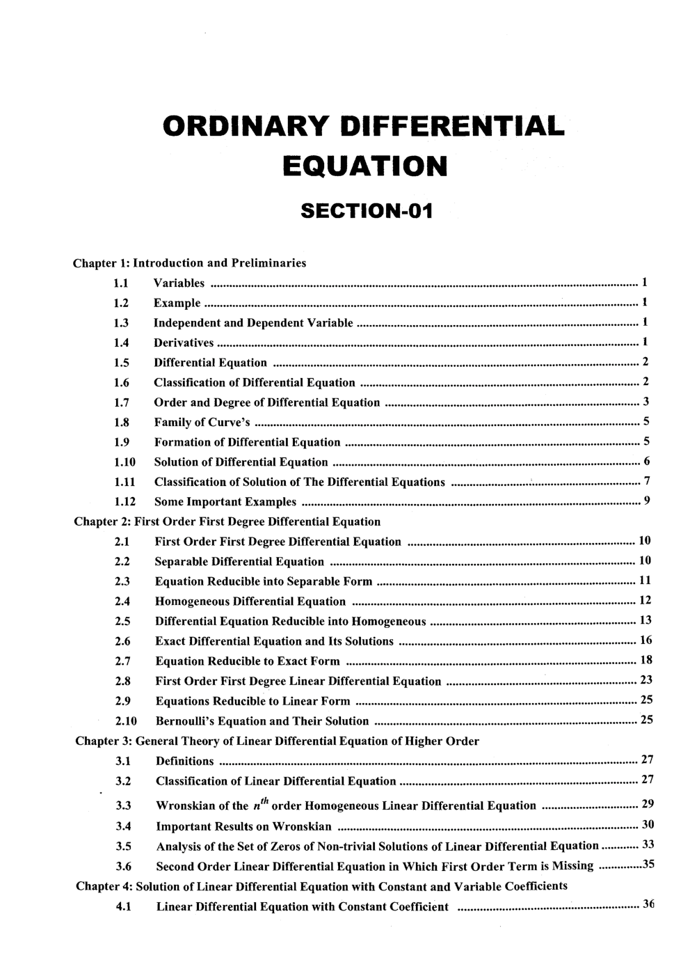 ODEs, PDEs CSIR NET Mathematical Science Study Notes - Page 3