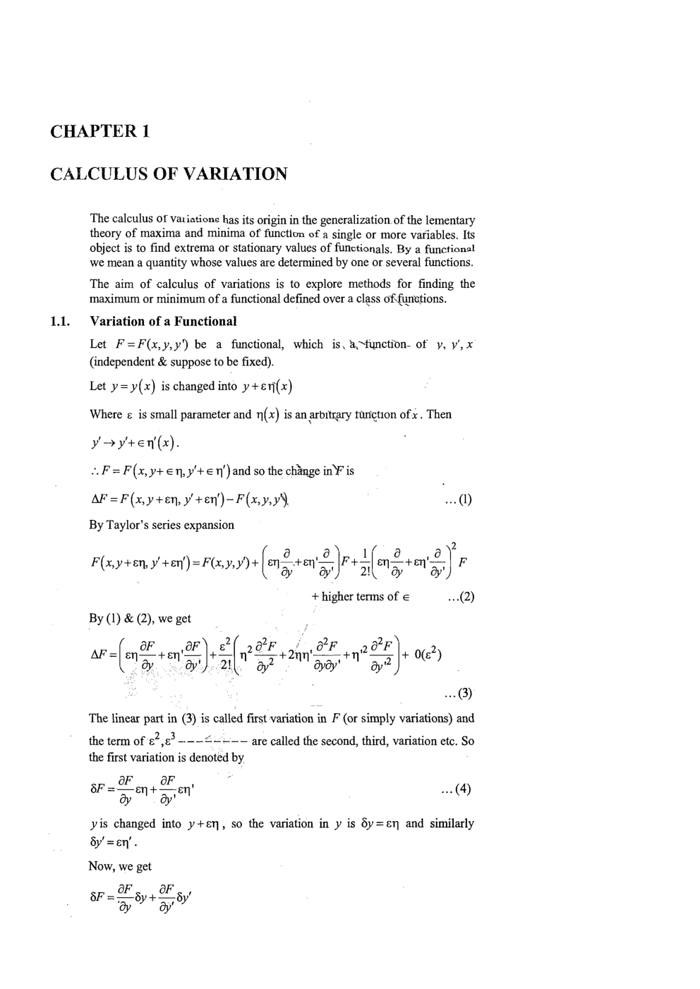 Calculus Of Variations CSIR NET Mathematical Science Study Notes - Page 5