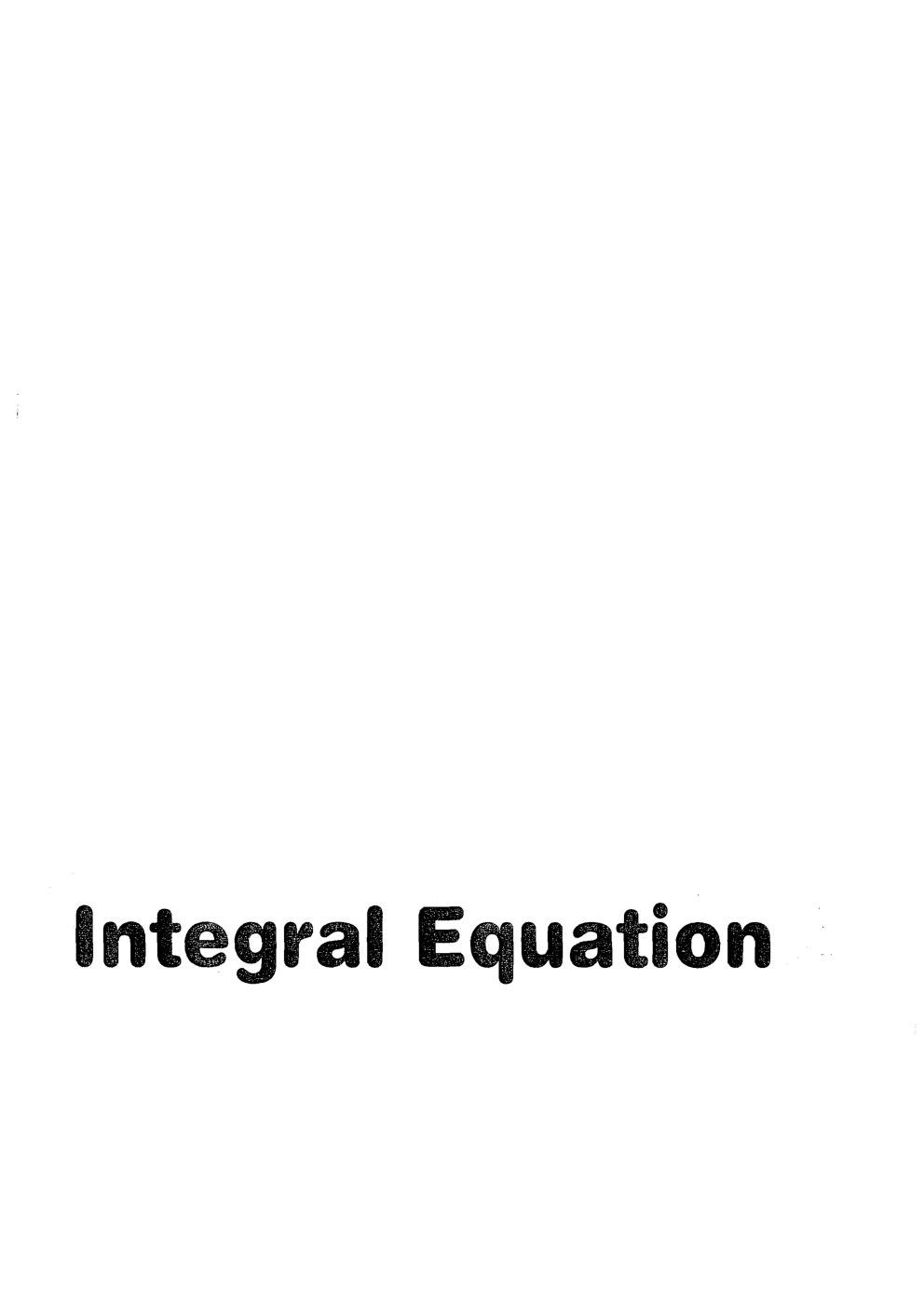 Linear Integral Equations CSIR NET Mathematical Science Study Notes - Page 3