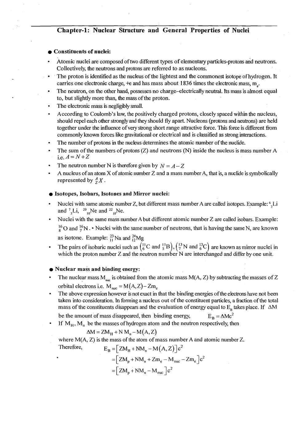 Nuclear & Particle Physics CSIR NET Physical Science Study Notes - Page 4