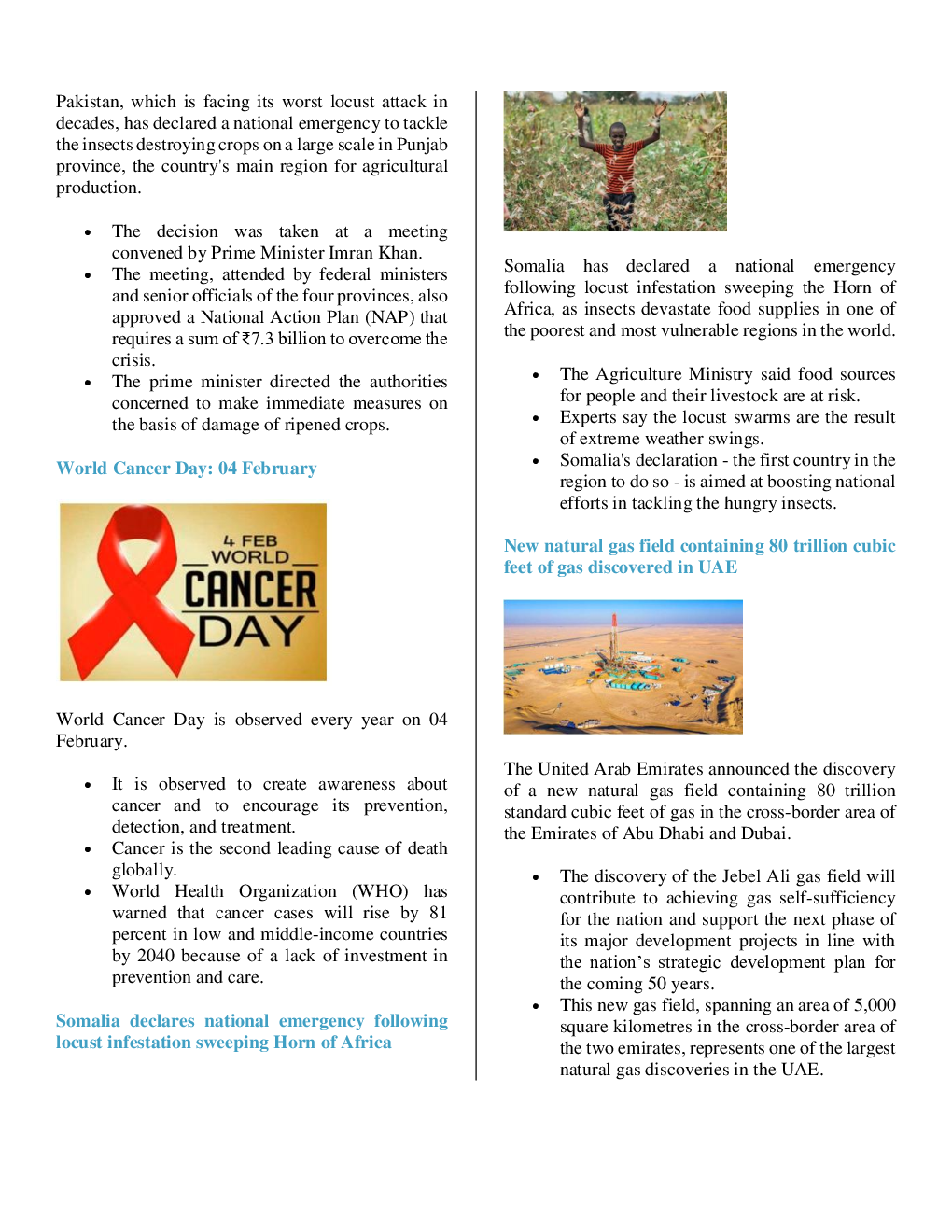 Current Affairs Capsule & Quiz For Competitive Exams February 2020 - Page 4