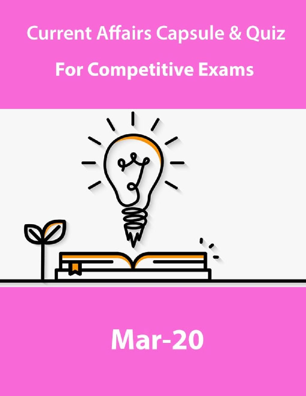 Current Affairs Capsule & Quiz For Competitive Exams March 2020 - Page 1