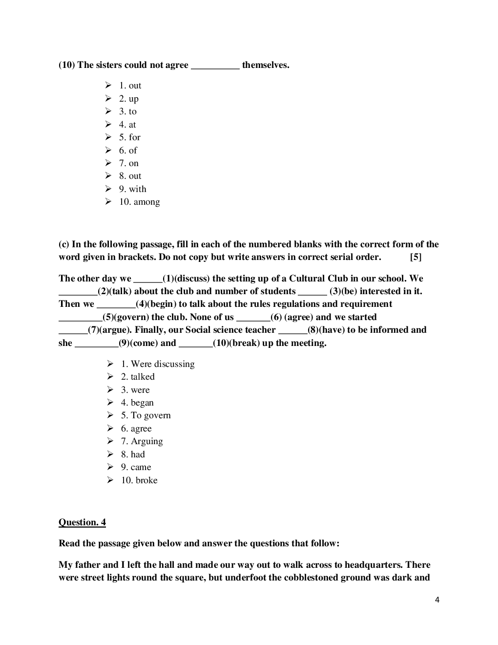 ISC Sample Question Paper English For Class-11 - Page 5