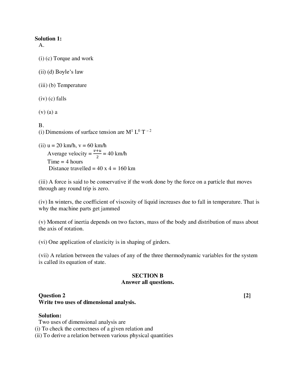 ISC Sample Question Paper Physics For Class-11 - Page 4