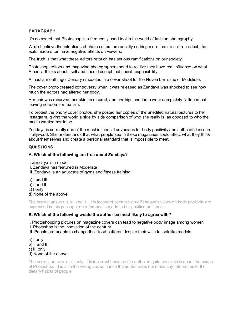 CLAT 2020 English Comprehension Sample Paper - Page 4