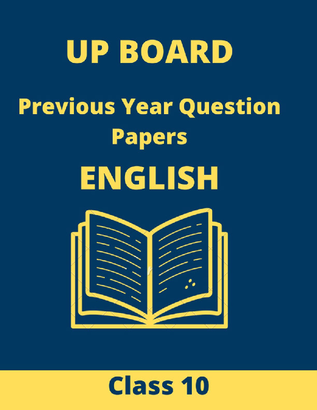 UP Board (2015-2020) Previous Year Question Papers English Class 10 - Page 1
