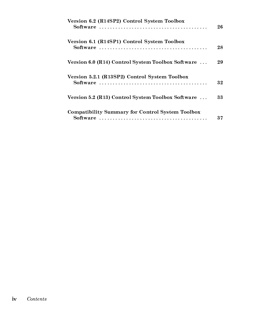 Control System Toolbox Release Notes - Page 3