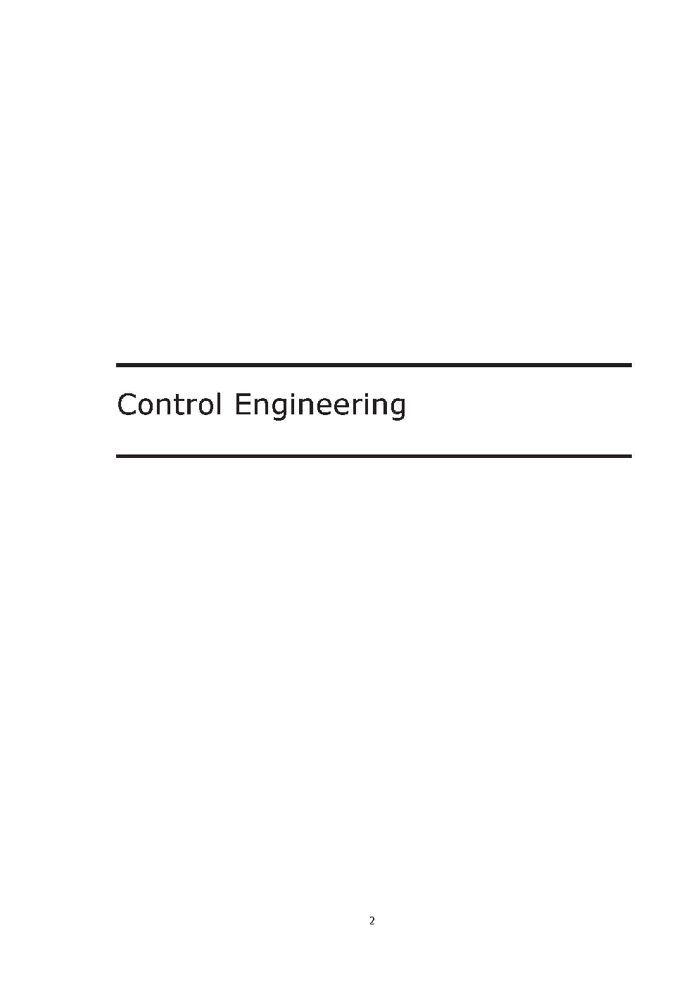 Control Engineering An Introduction With the Use Of Matlab - Page 2