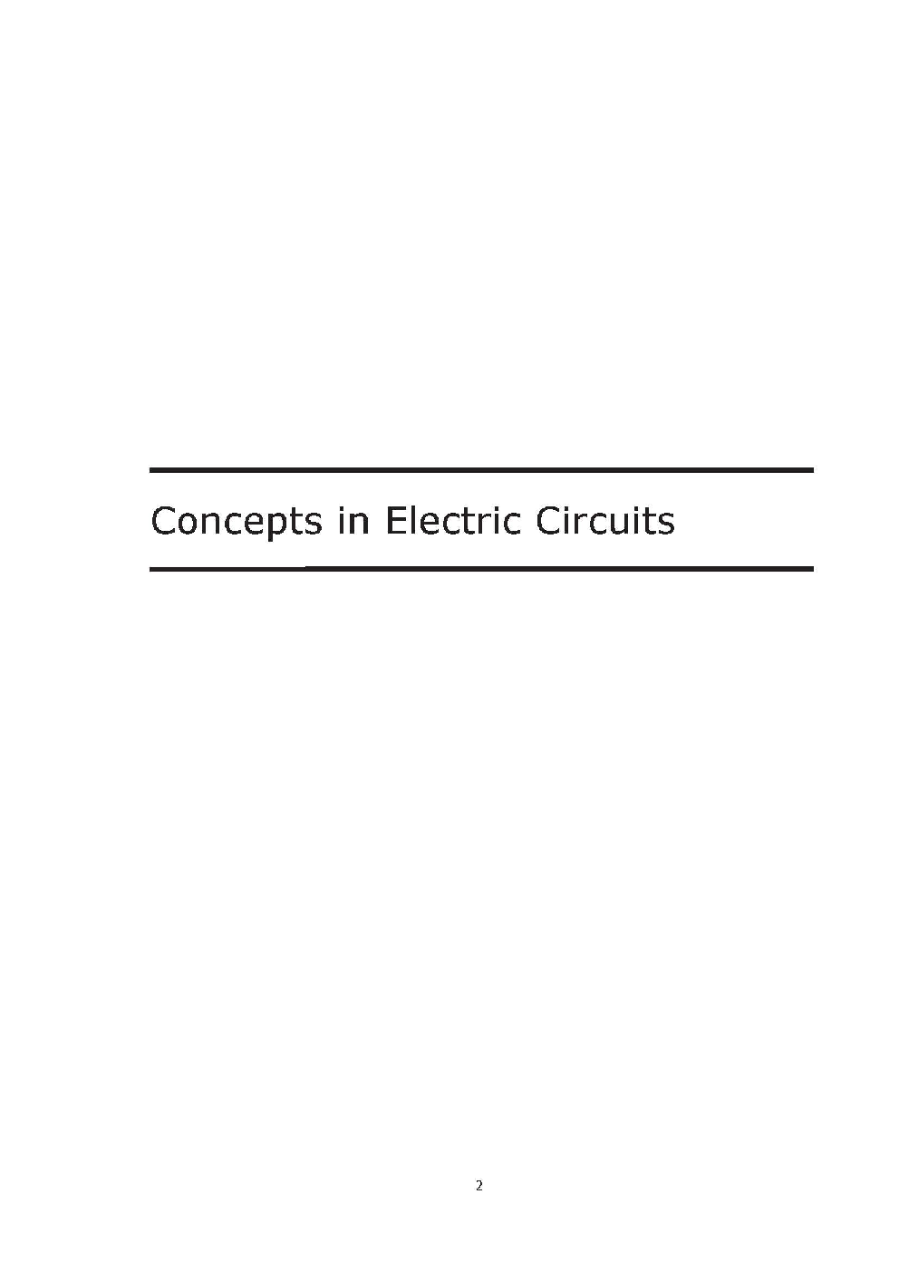 Concepts In Electric Circuits - Page 2