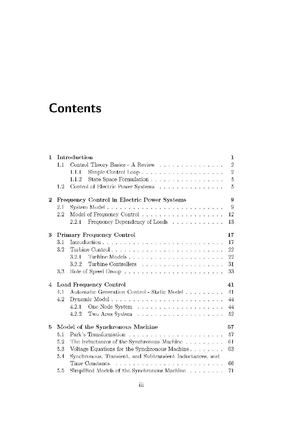 Dynamics and Control Of Electric Power Systems - Page 3