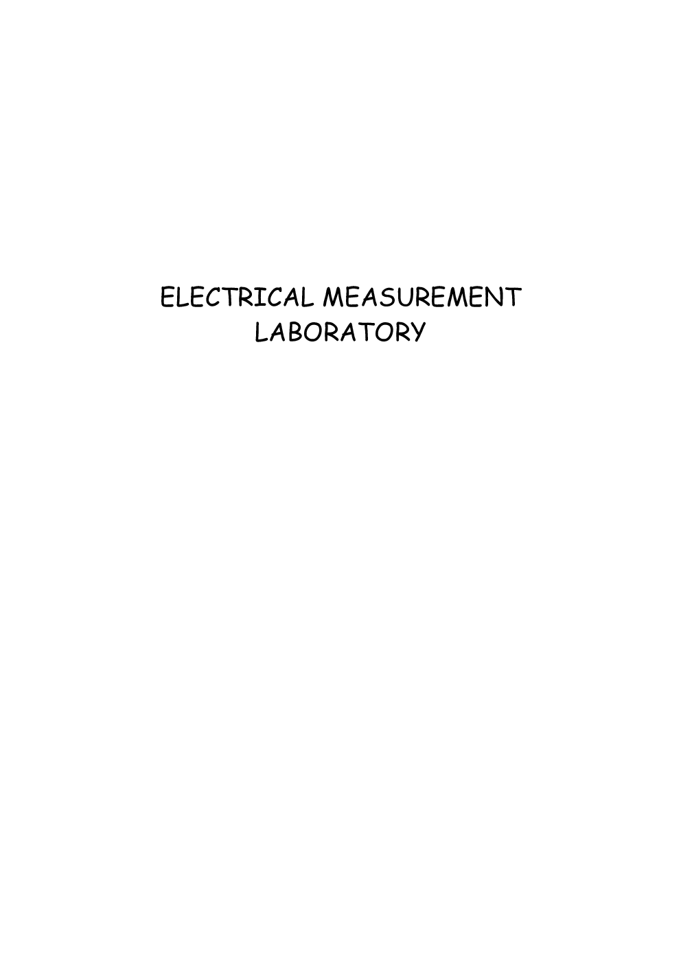 Electrical Measurements A Laboratory Manual - Page 2