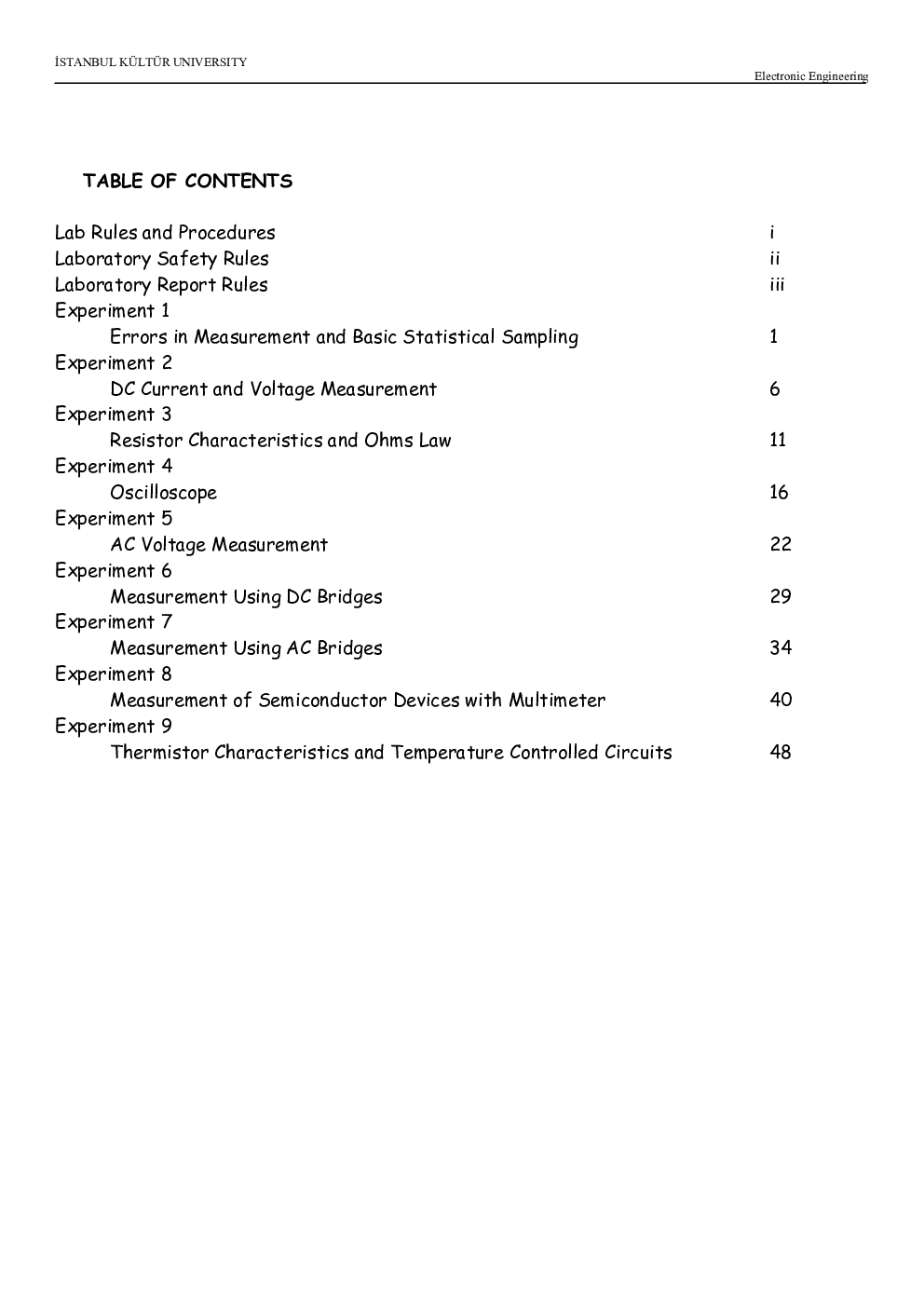 Electrical Measurements A Laboratory Manual - Page 3