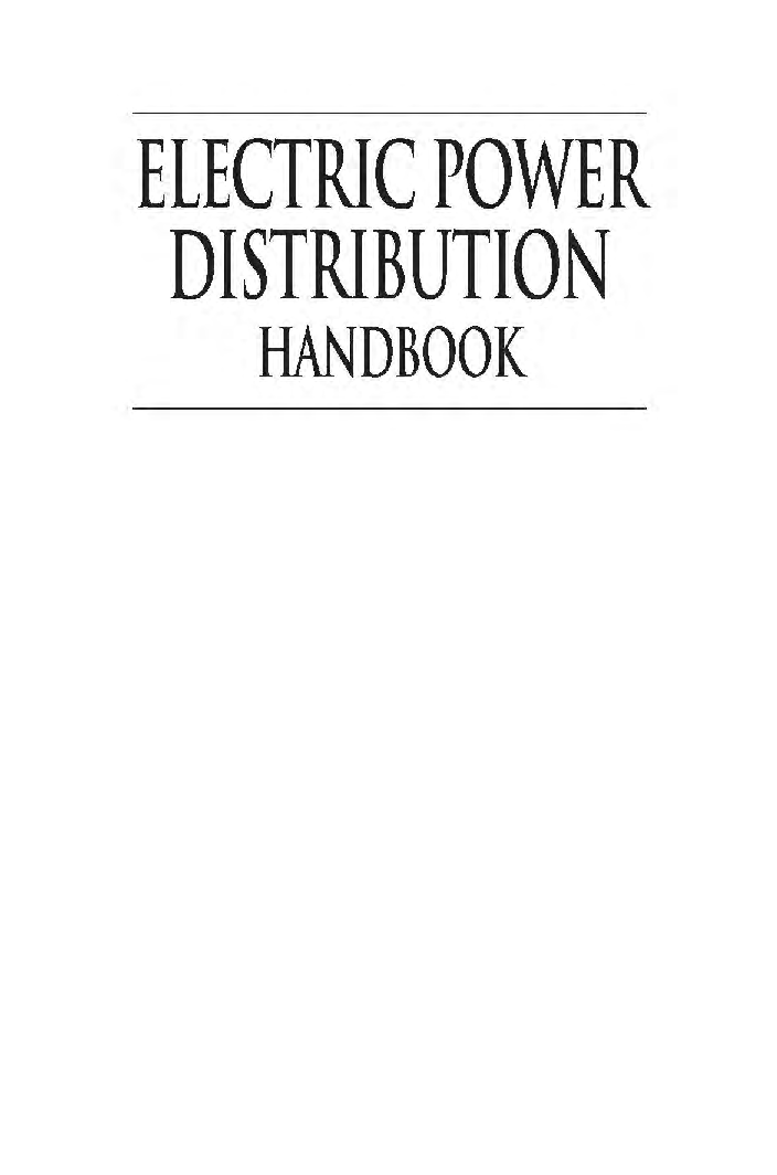 Electric Power Distribution Handbook - Page 2