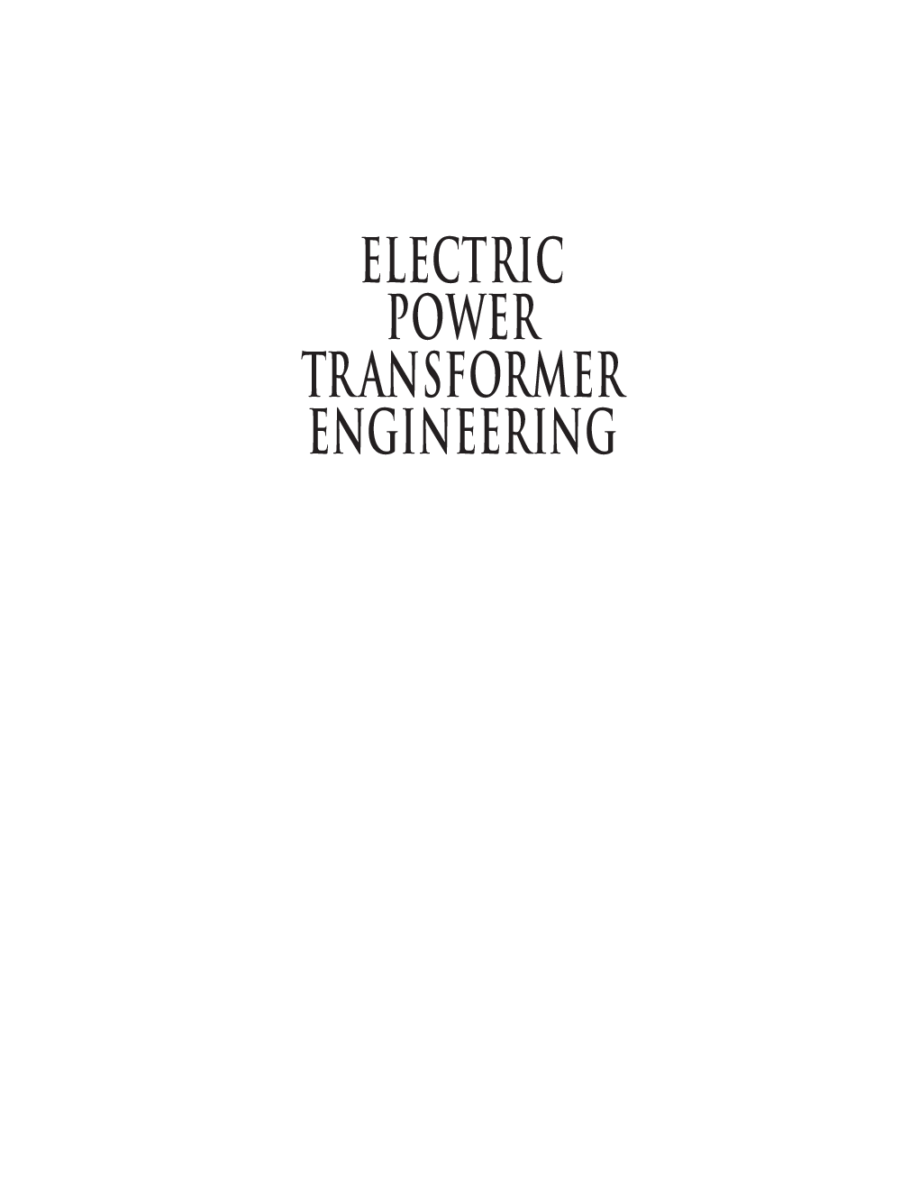 Electric Power Transformer Engineering - Page 2
