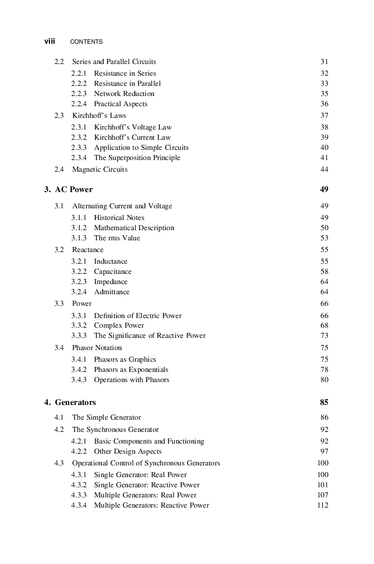 Electric Power Systems A Conceptual Introduction - Page 4