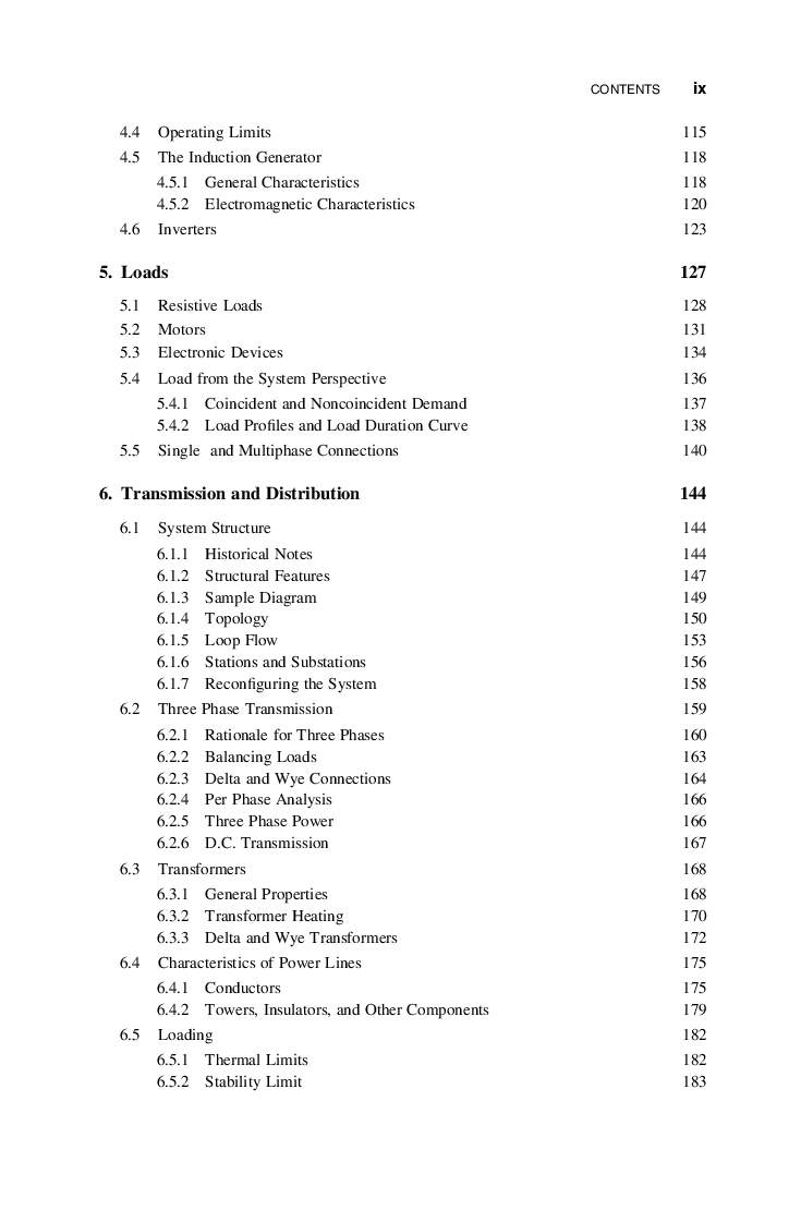 Electric Power Systems A Conceptual Introduction - Page 5