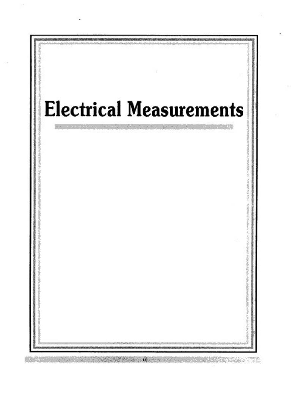 Electrical Measurements - Page 2