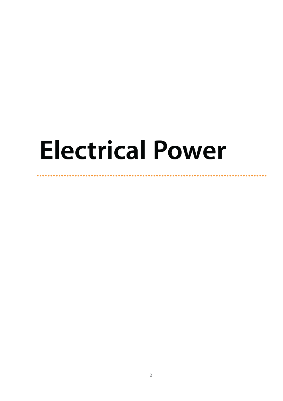 Electrical Power - Page 2