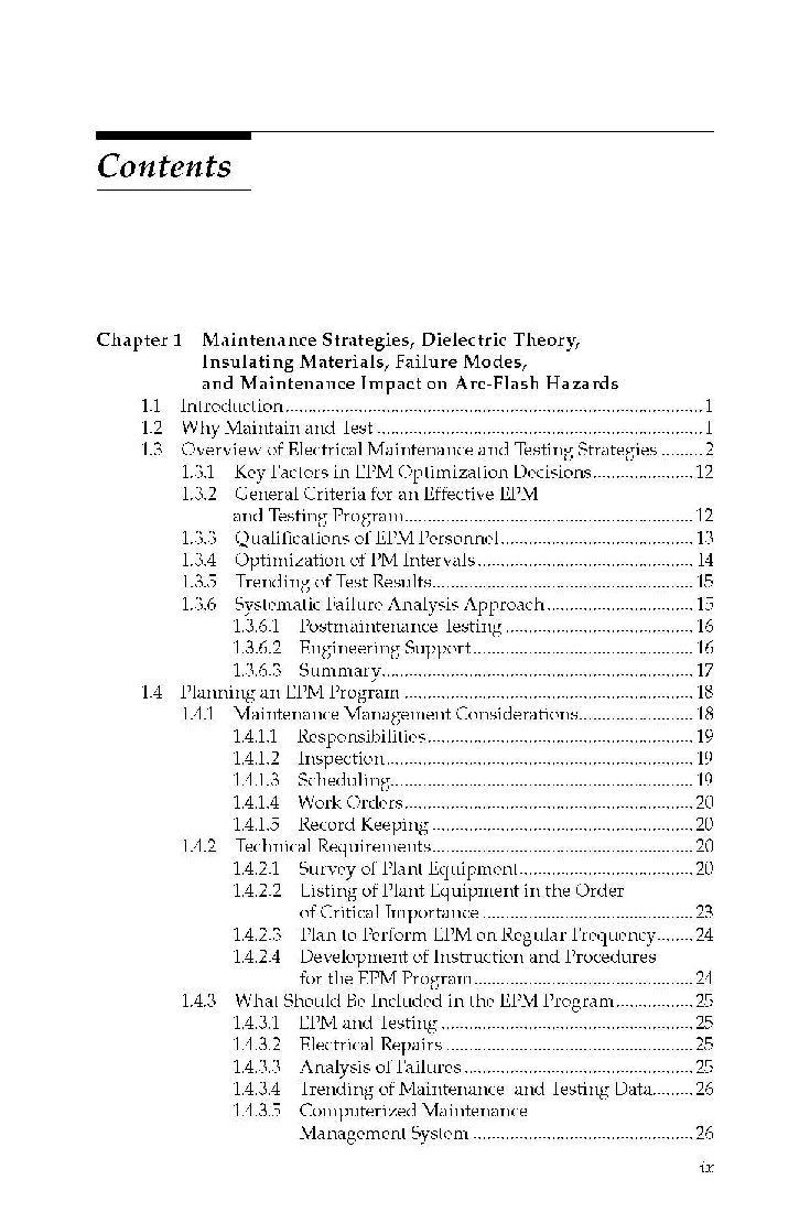 Electrical Power Equipment Maintenance And Testing Second Edition - Page 3