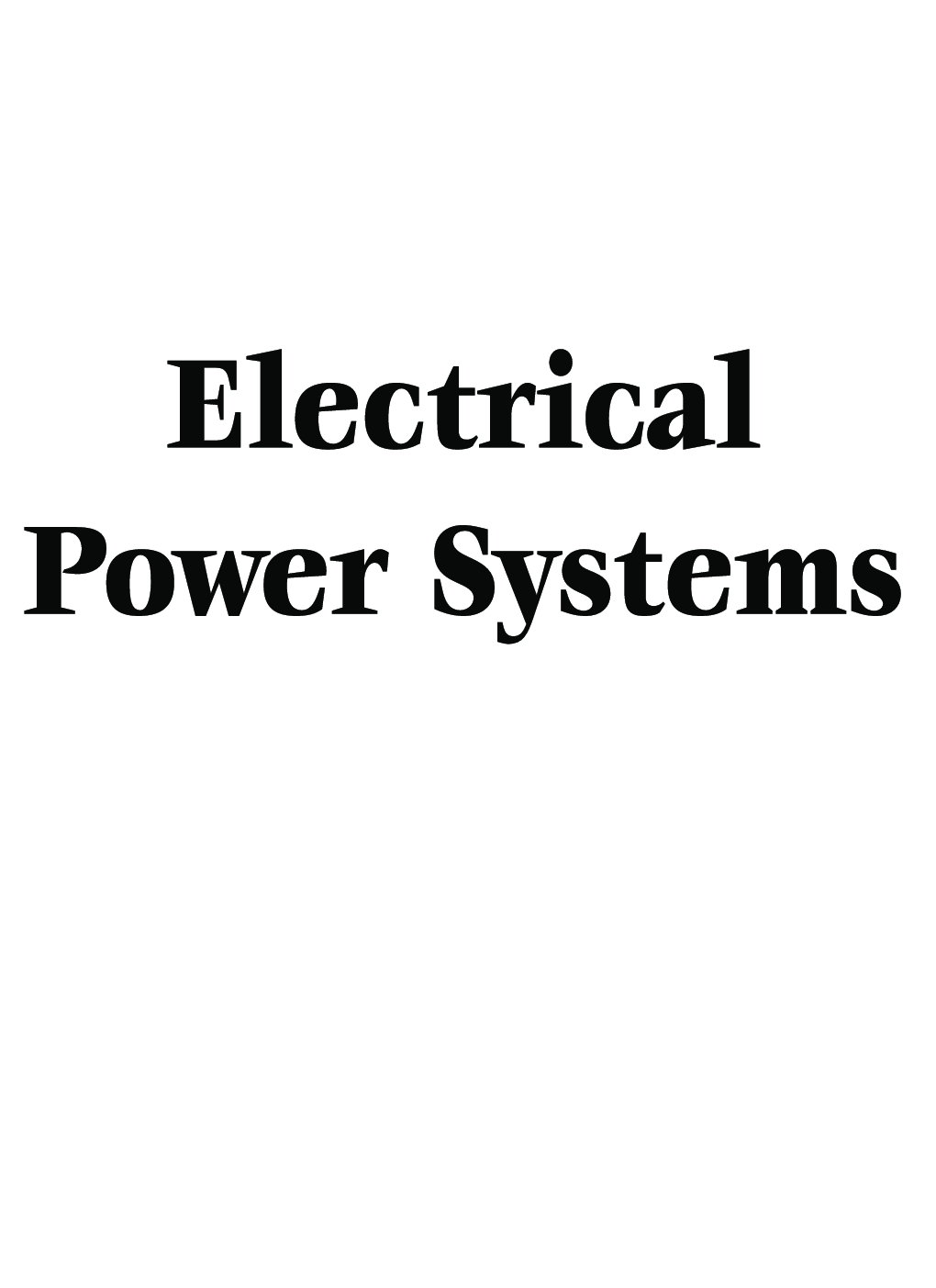 Electrical Power Systems Vol-II - Page 2