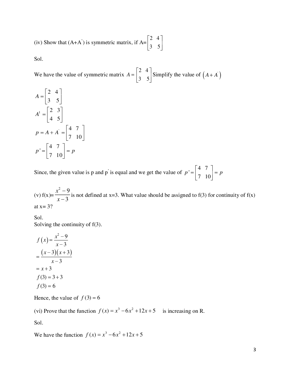 ISC Previous Year Paper Maths (2018-2019) For Class-12 - Page 4