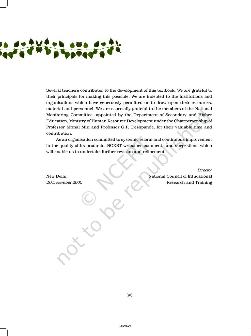 NCERT BiologyTextbook For Class XI - Page 5