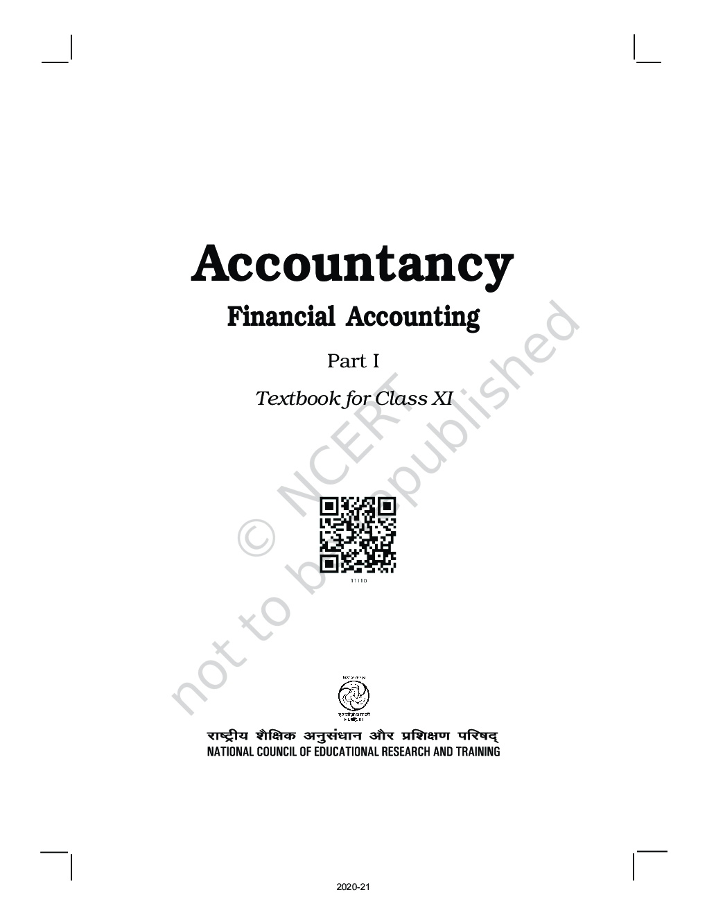 NCERT Financial Accounting Part-I Textbook For Class-XI - Page 2